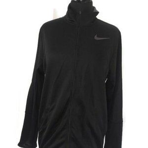 Nike Men’s Track Jacket Black Gray Full Zip Up Sid